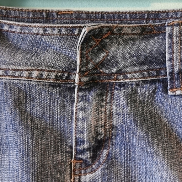 DENIM Miniskirt Faded 13 - Picture 4 of 6